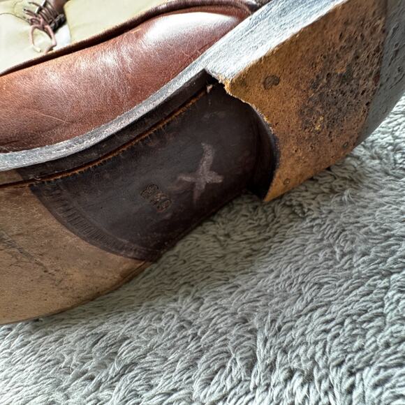 Cole Haan English Style Riding Boots Women's 6.5 B Canvas Leather 16" - Picture 5 of 8